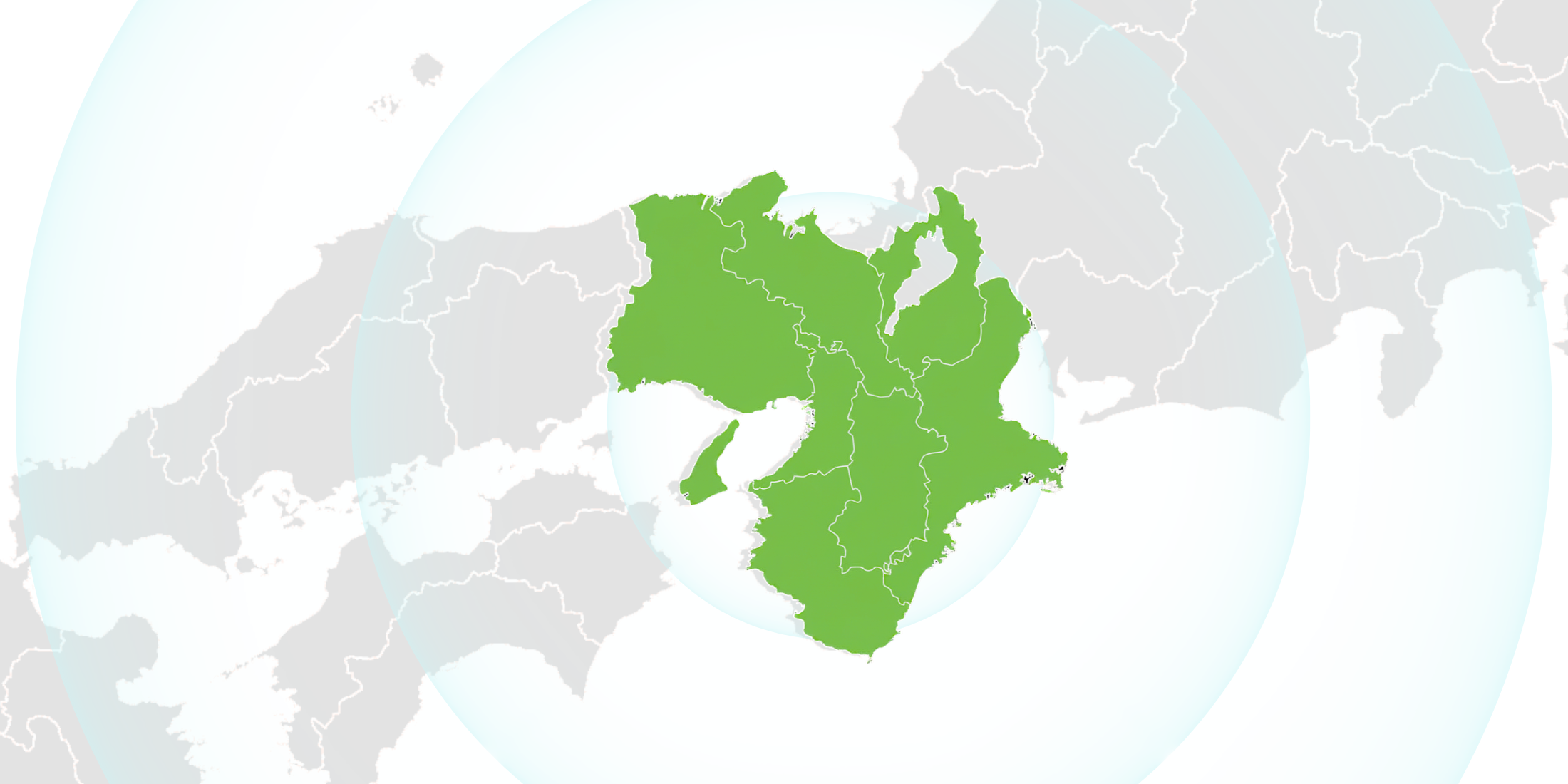 関西圏対応エリアマップ